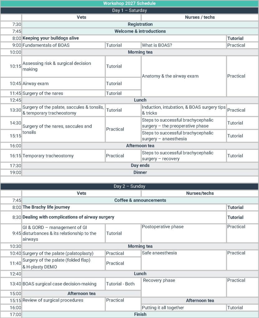 Website verion BOAS Schedule 2027